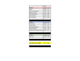 Lunch Delivery Locations