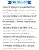 Back to In-Person Classes - Part 1