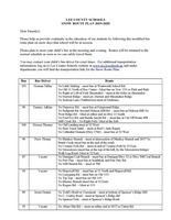 Lee County Schools Snow Plan Routes